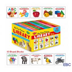 Sawan My First Picture Library Box of 10 Board Books